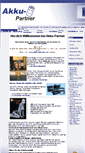 Mobile Screenshot of akku-partner.de
