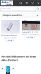 Mobile Screenshot of akku-partner.com